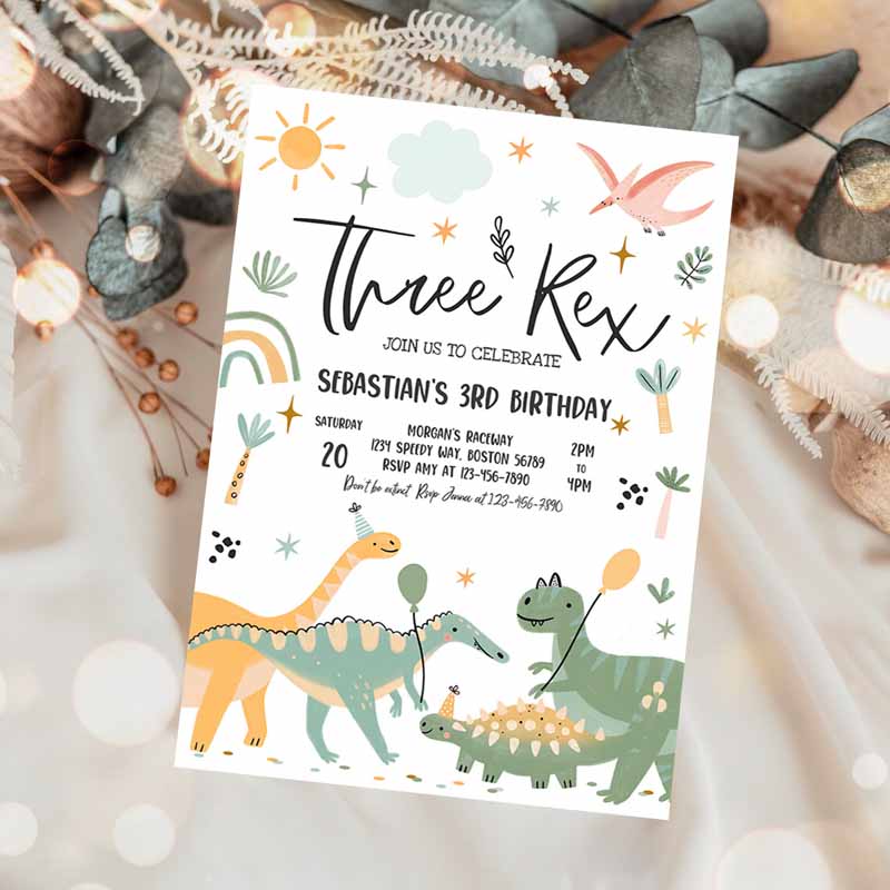 Dinosaur Kids Birthday, Dinosaurree Rex Kids Birthday Party, Jurassic Dinomite Kids Birthday Party