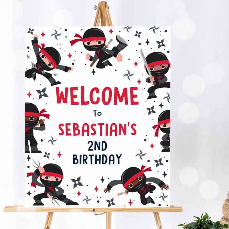 Ninja Kids Birthday Party, Karate Kids Birthday, Warrior Kids Birthday Party, Martial Arts Ninja Party