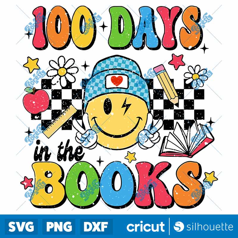 100 Days In the Book SVG