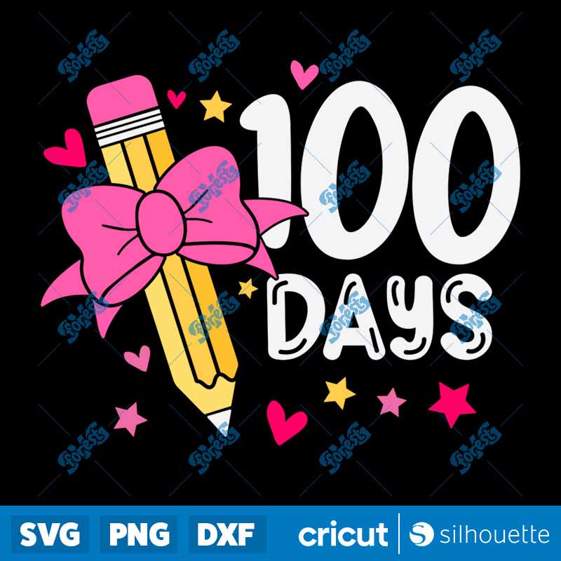 100 Days Of School SVG