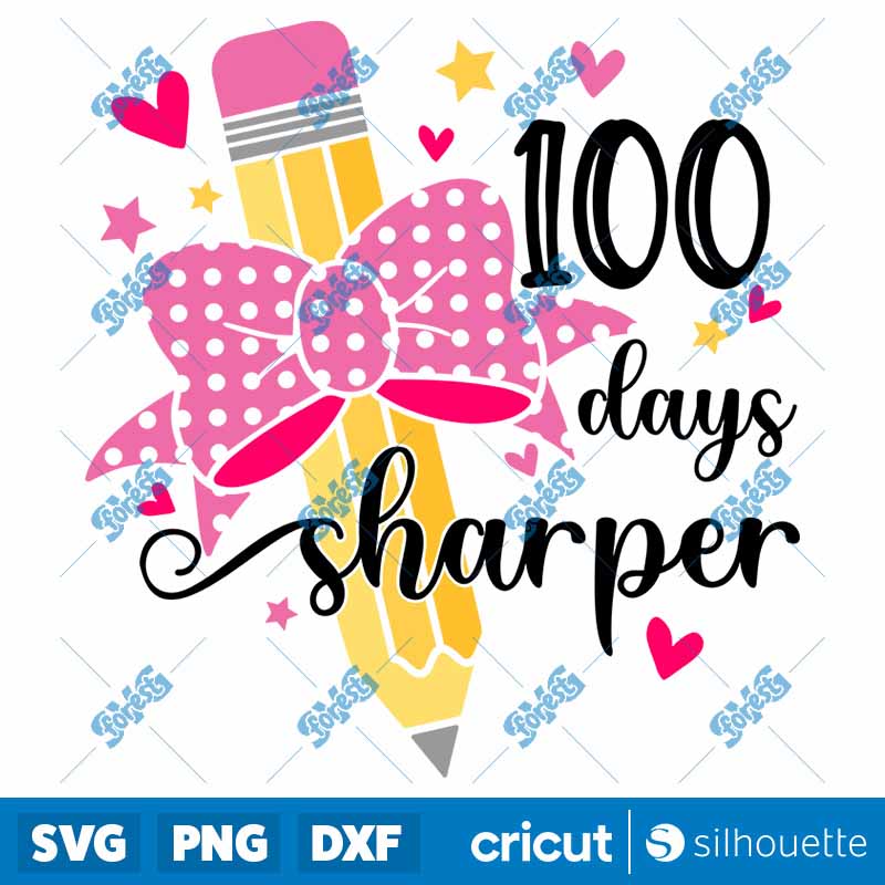 100 Days Sharper SVG