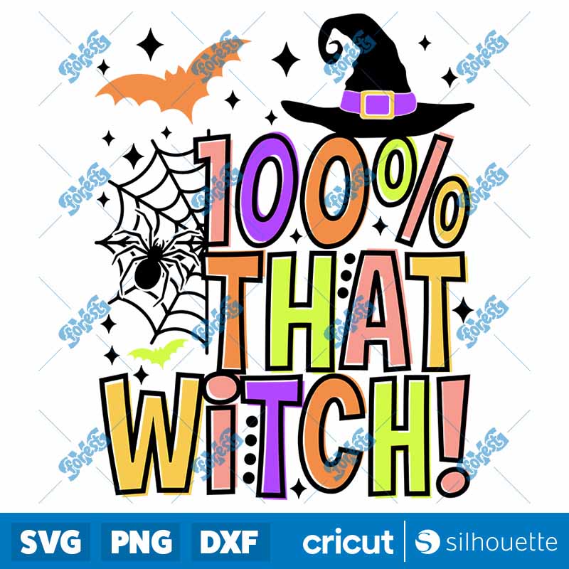 100 That Witch SVG