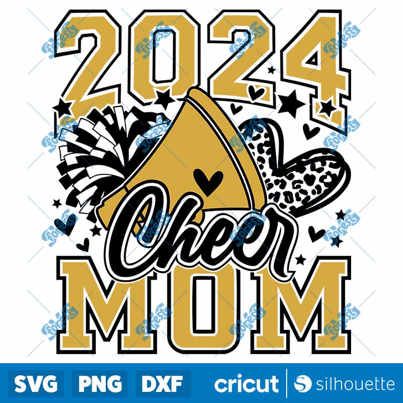 2024 Cheer Mom SVG