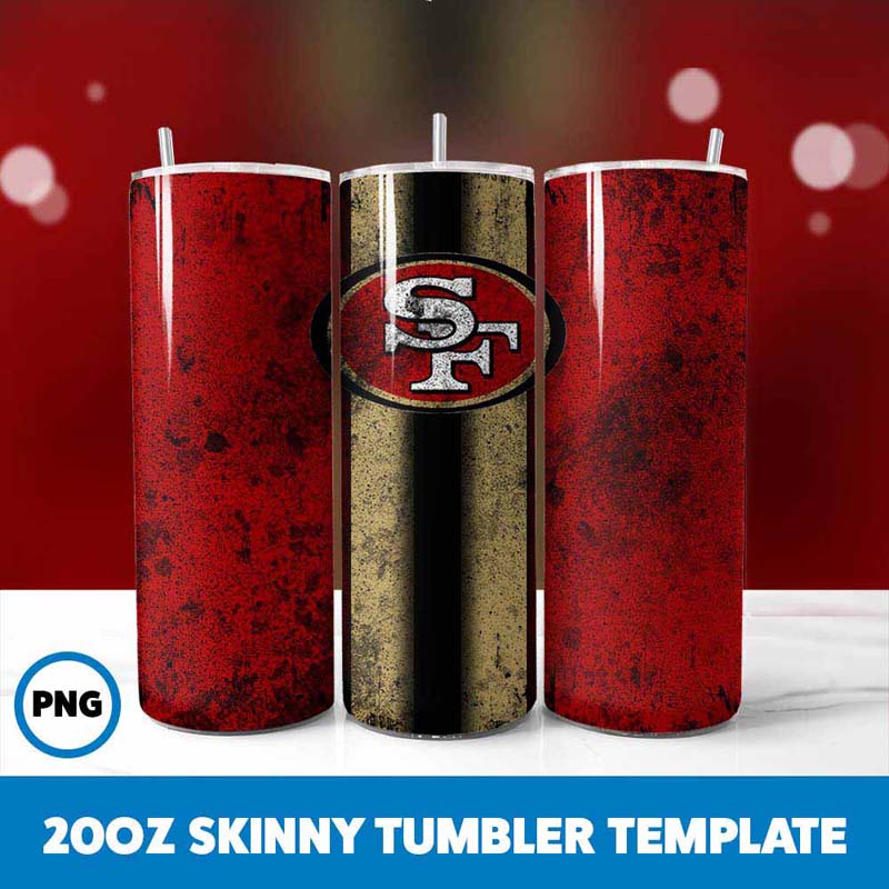 ers Grunge Football Tumbler
Wrap