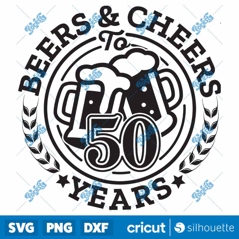 50th Birthday SVG