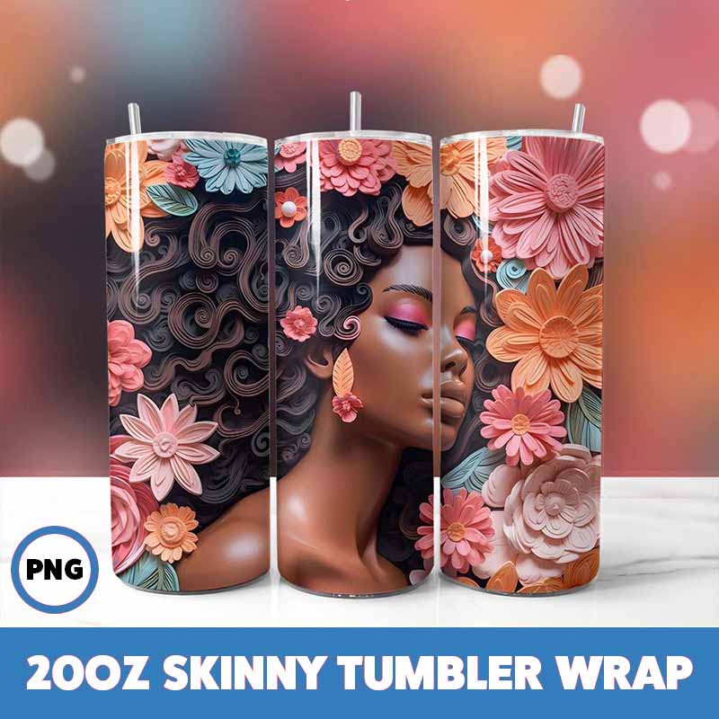 African American Black Girls
  Tumbler Wrap