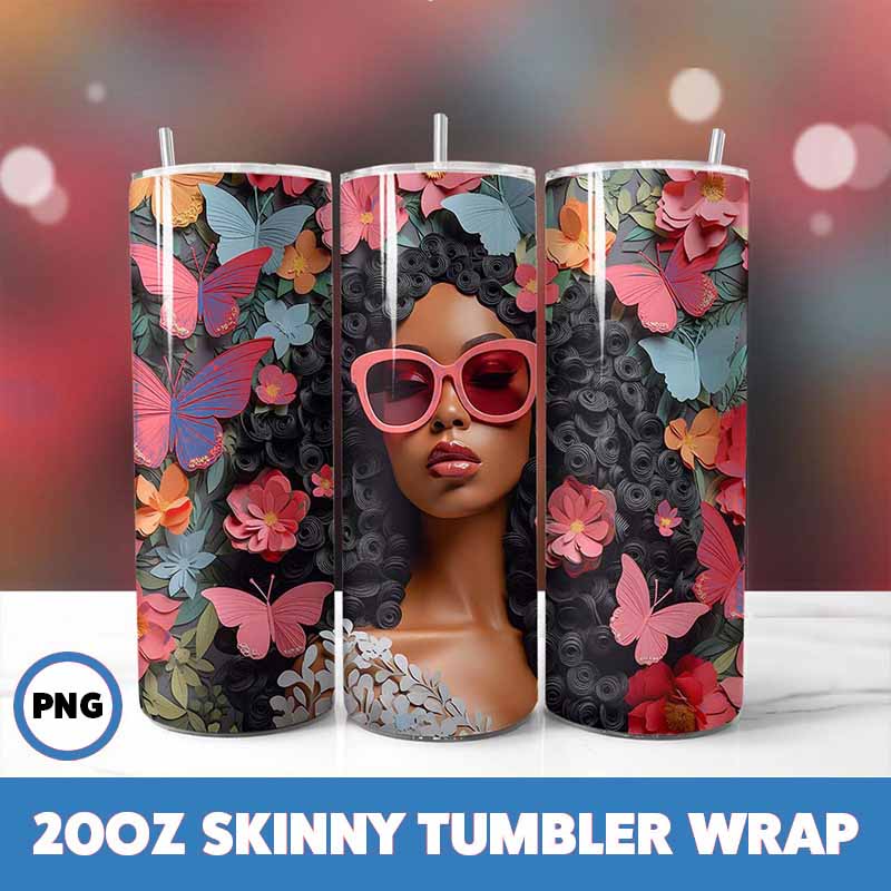 African American Black Girls
  Tumbler Wrap