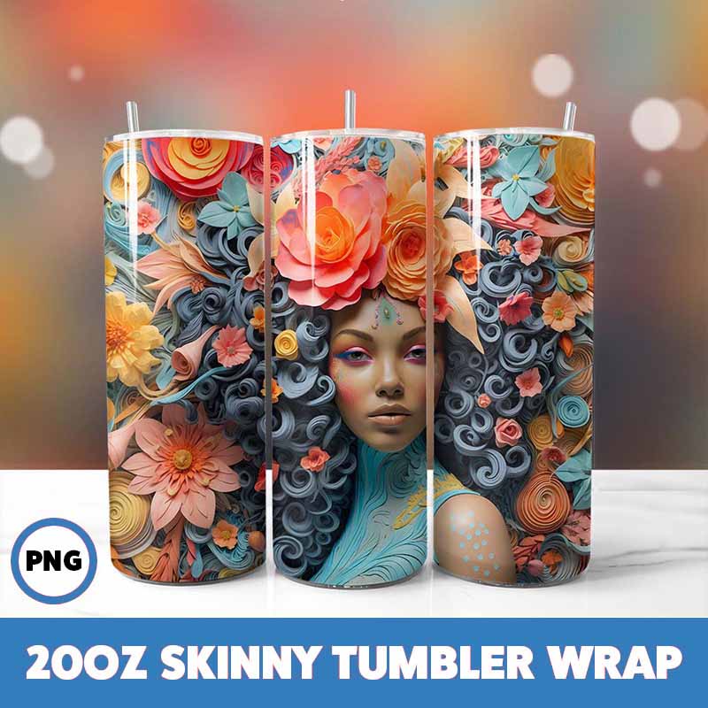 African American Black Girls
  Tumbler Wrap