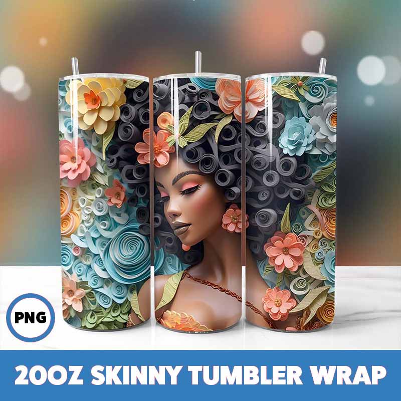 African American Black Girls
  Tumbler Wrap