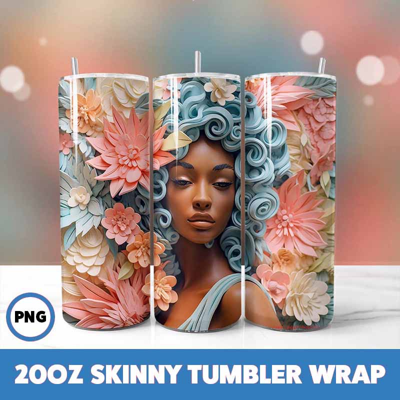 African American Black Girls
  Tumbler Wrap