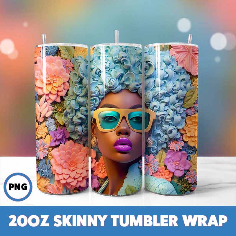 African American Black Girls
  Tumbler Wrap