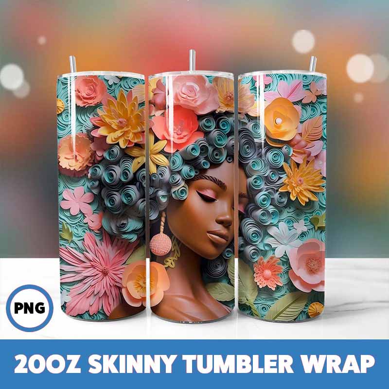 African American Black Girls
  Tumbler Wrap