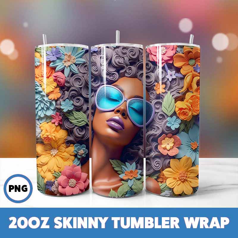 African American Black Girls
  Tumbler Wrap