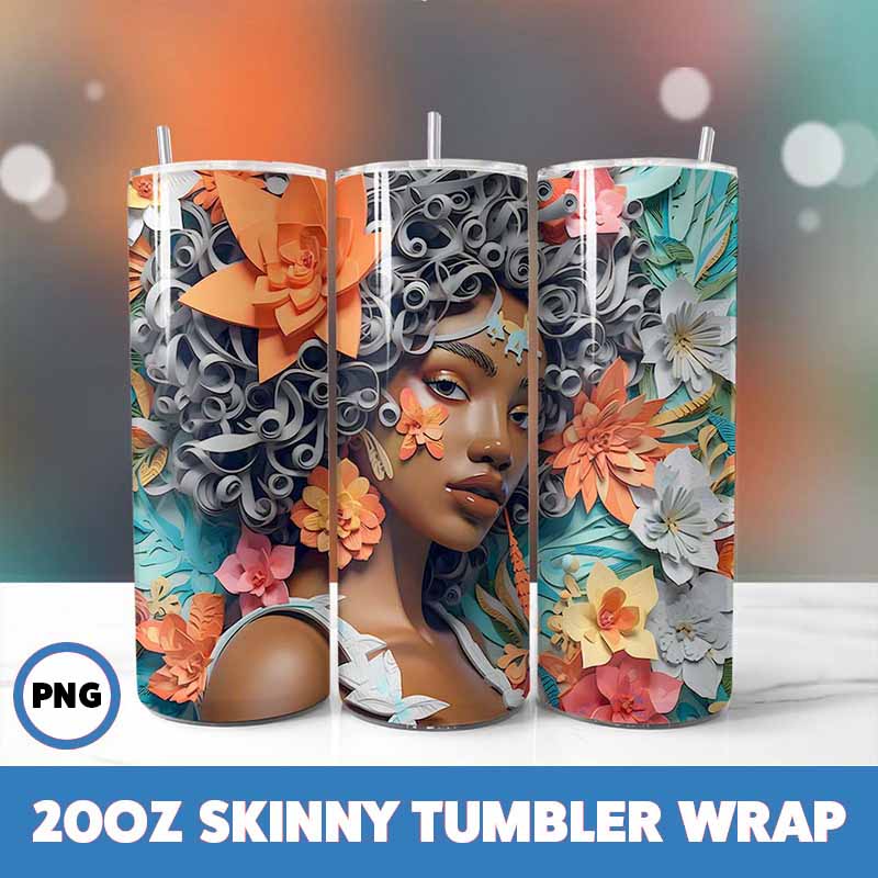 African American Black Girls
  Tumbler Wrap