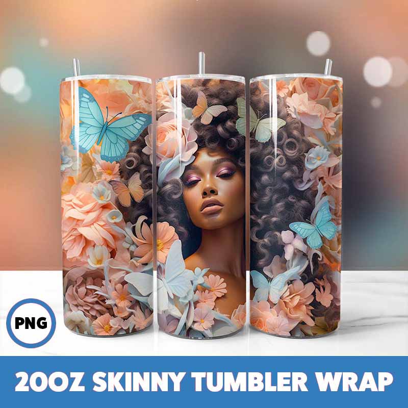 African American Black Girls
  Tumbler Wrap