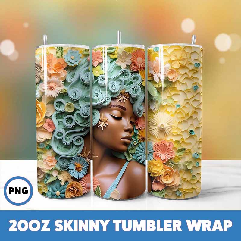 African American Black Girls
  Tumbler Wrap