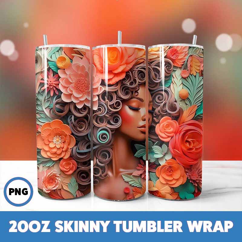 African American Black Girls
  Tumbler Wrap