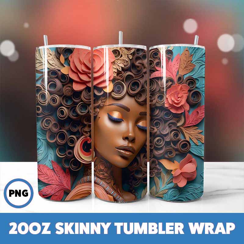 African American Black Girls
  Tumbler Wrap