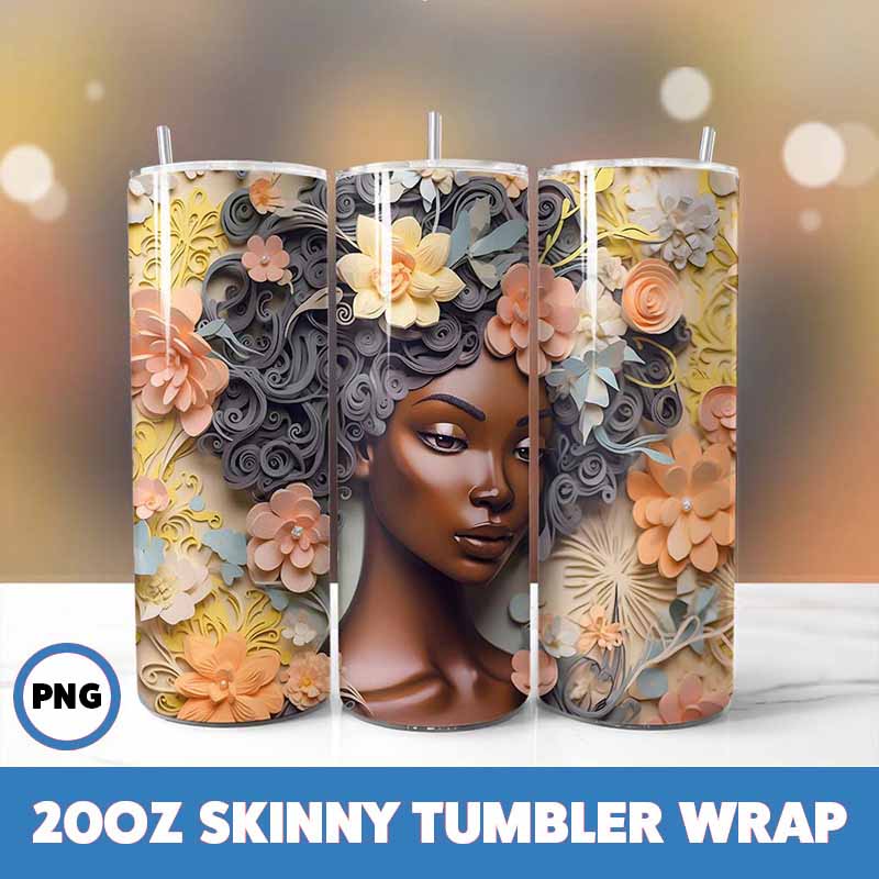 African American Black Girls
  Tumbler Wrap