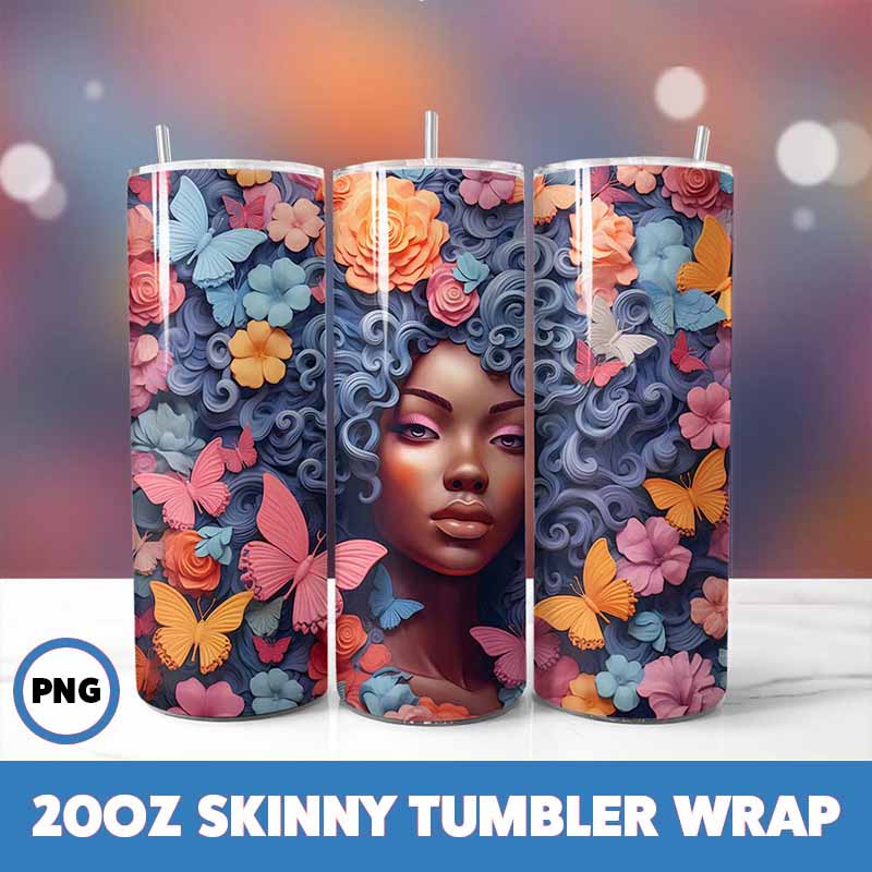 African American Black Girls
  Tumbler Wrap