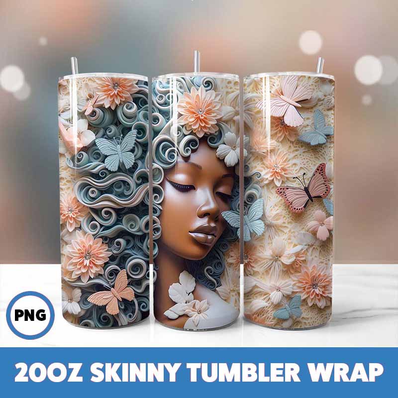 African American Black Girls
  Tumbler Wrap