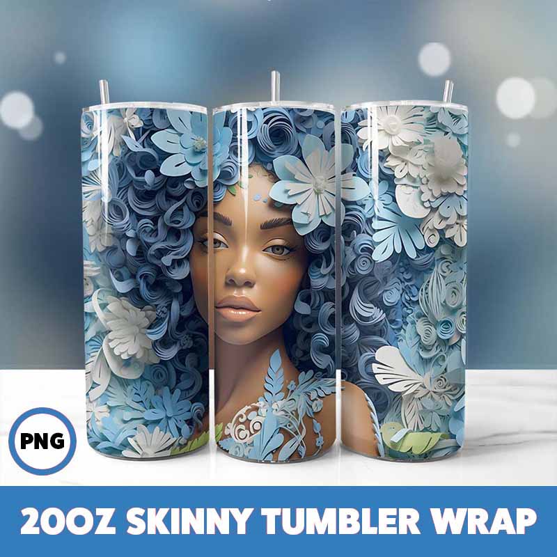 African American Black Girls
  Tumbler Wrap