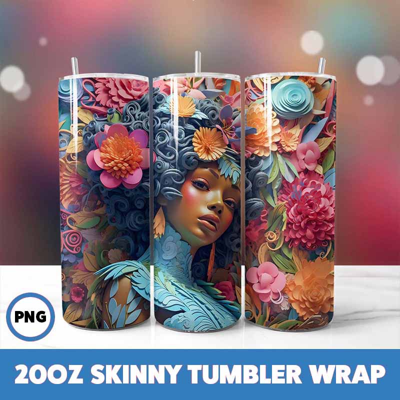 African American Black Girls
  Tumbler Wrap