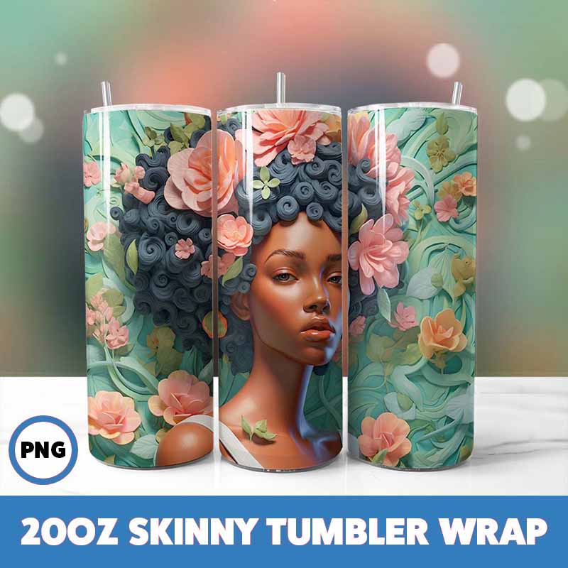 African American Black Girls
  Tumbler Wrap