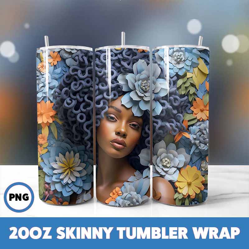 African American Black Girls
  Tumbler Wrap