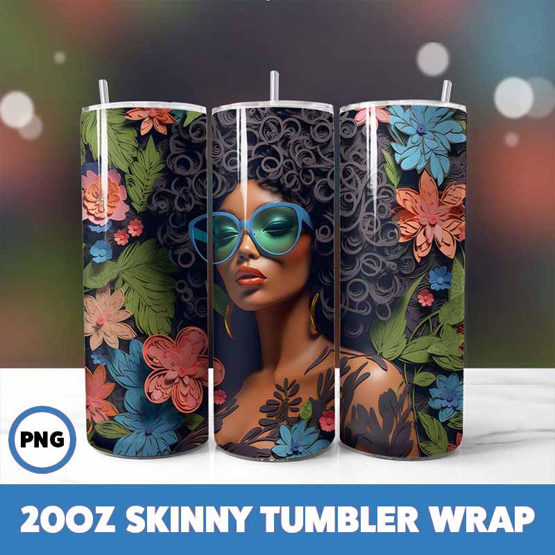 African American Black Girls
  Tumbler Wrap