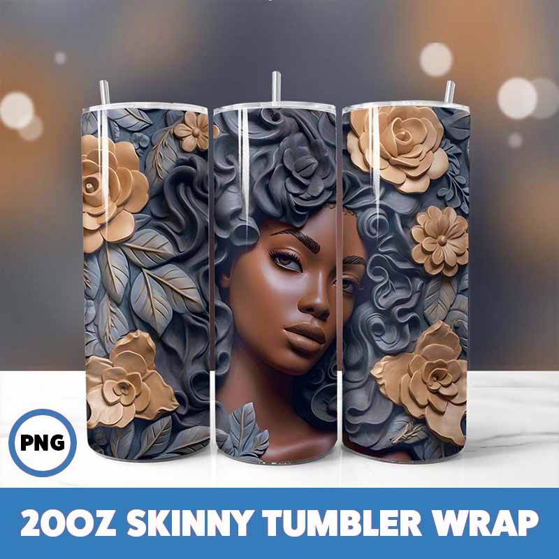 African American Black Girls
  Tumbler Wrap