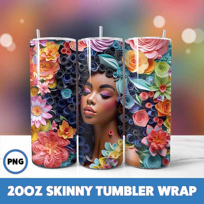 African American Black Girls
  Tumbler Wrap