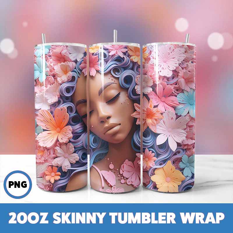 African American Black Girls
  Tumbler Wrap