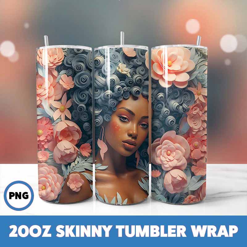 African American Black Girls
  Tumbler Wrap