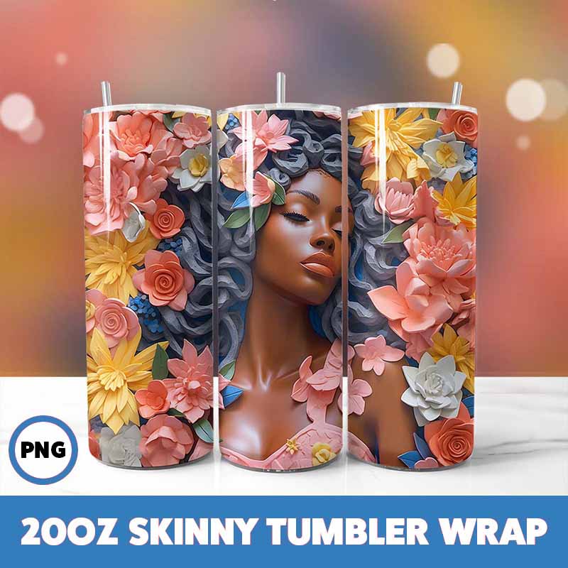 African American Black Girls
  Tumbler Wrap