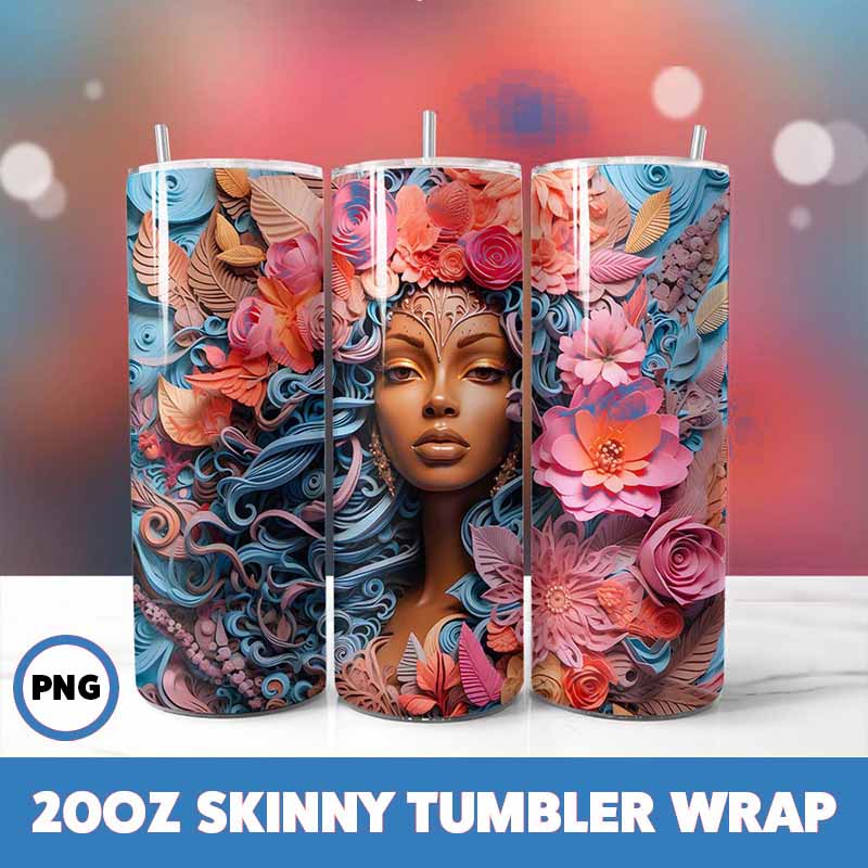 African American Black Girls
  Tumbler Wrap