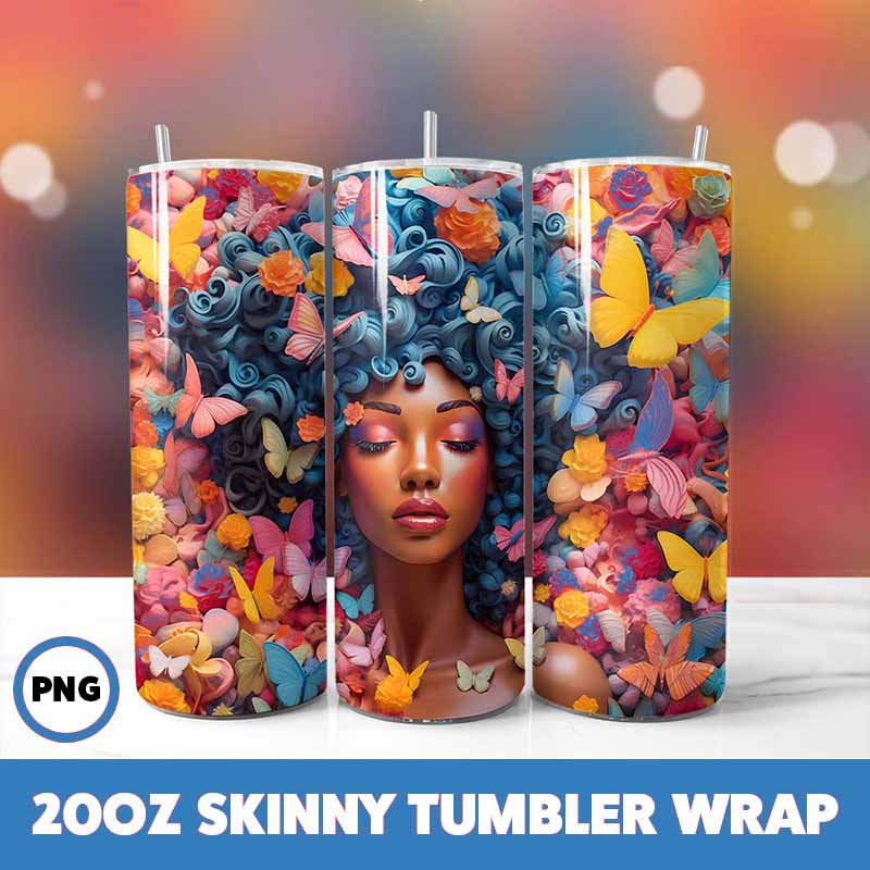 African American Black Girls
  Tumbler Wrap