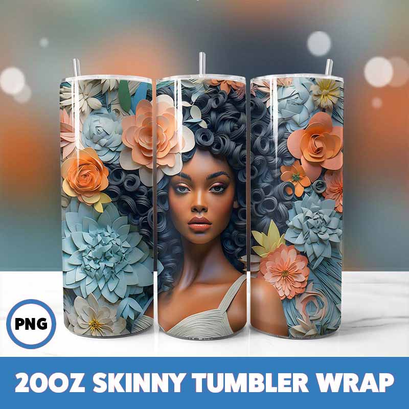 African American Black Girls
  Tumbler Wrap