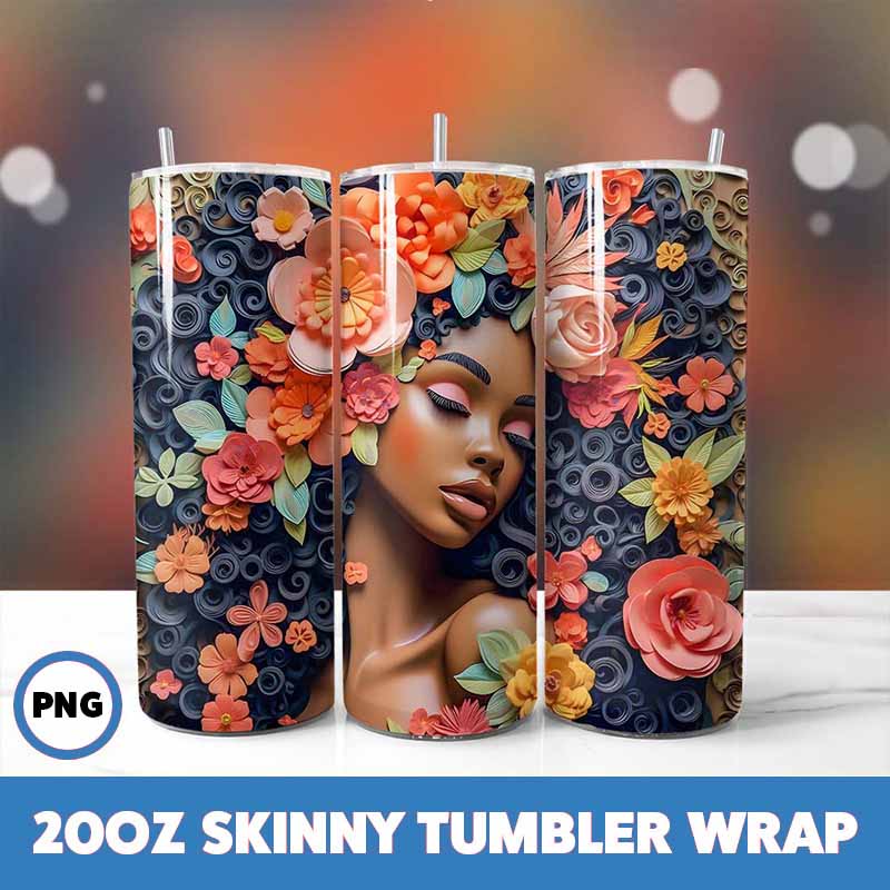 African American Black Girls
  Tumbler Wrap