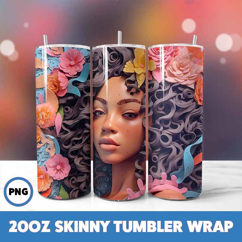 African American Black Girls
  Tumbler Wrap