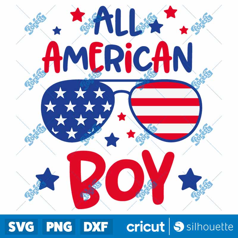 All American Boy SVG