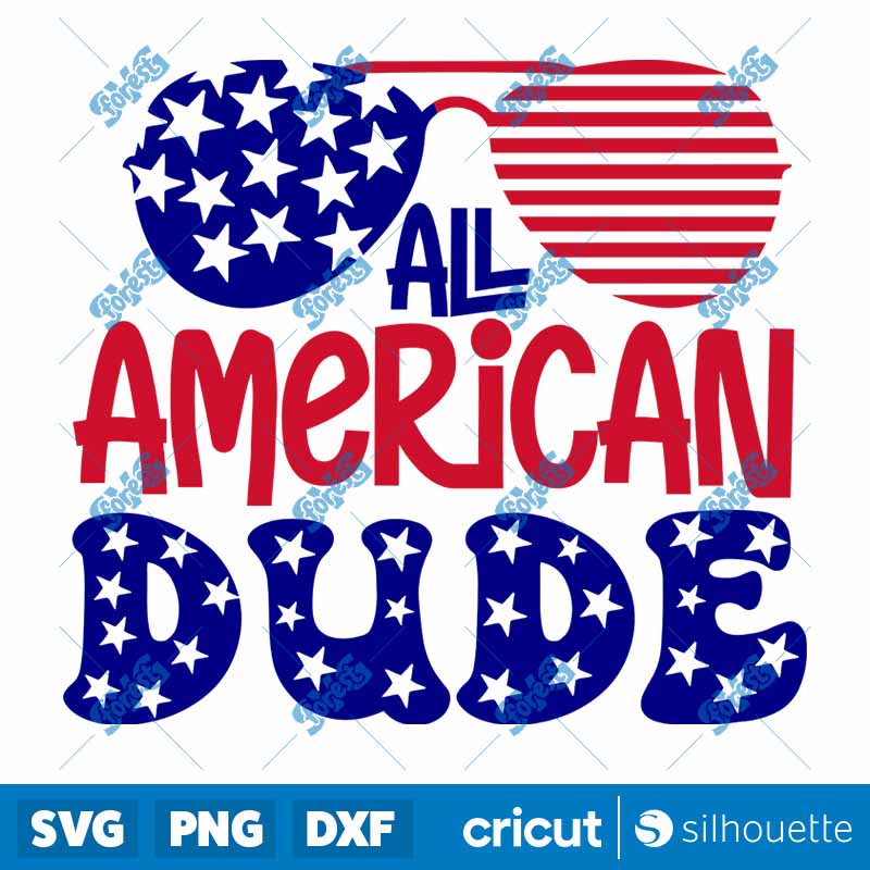 All American Dude SVG