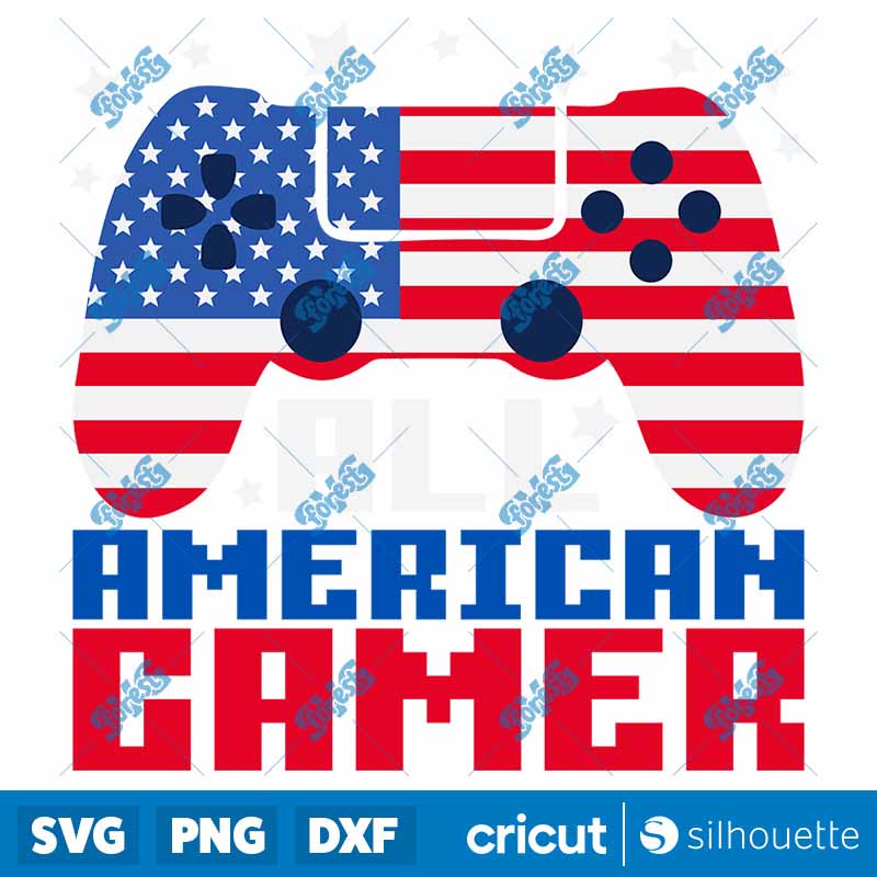 All American Gamer SVG