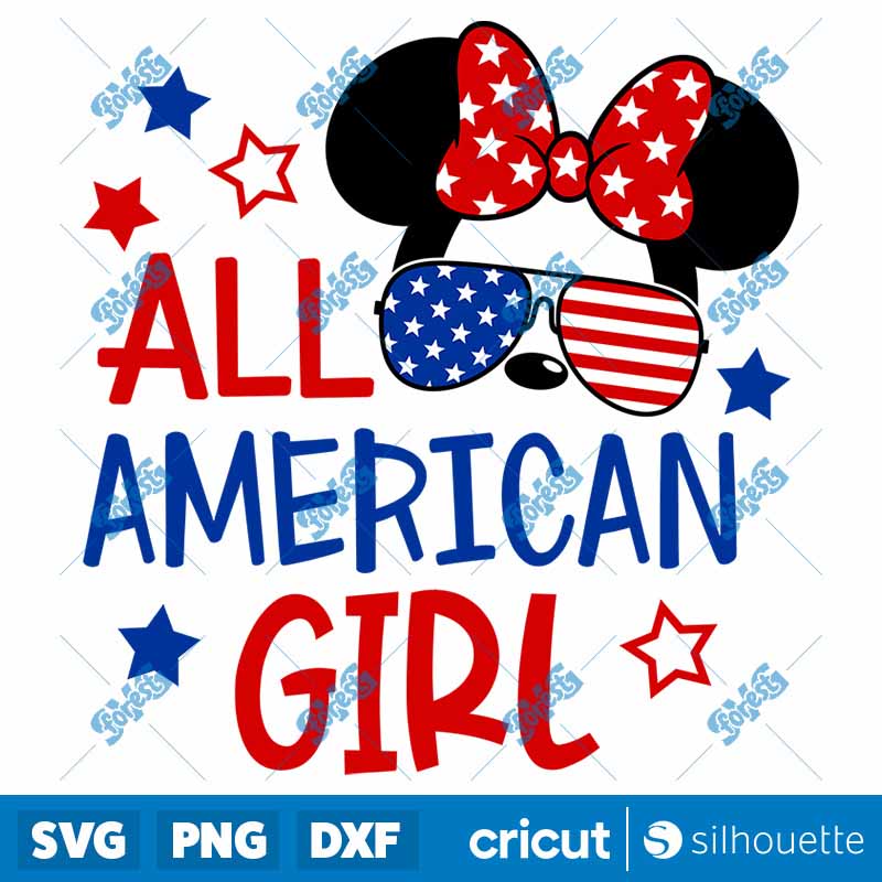 All American Girl Ears SVG