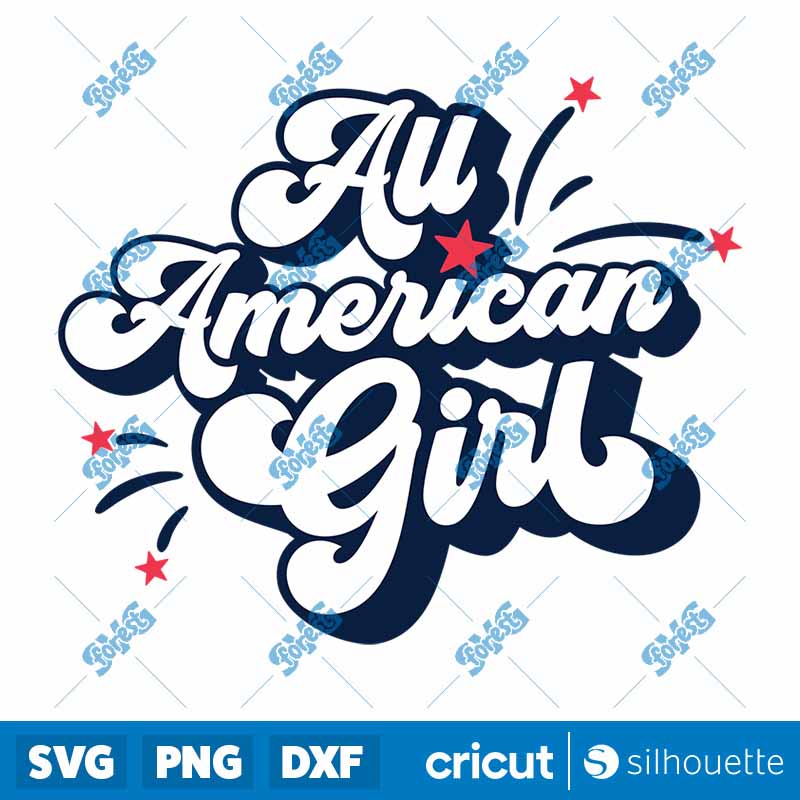 All American Girl SVG