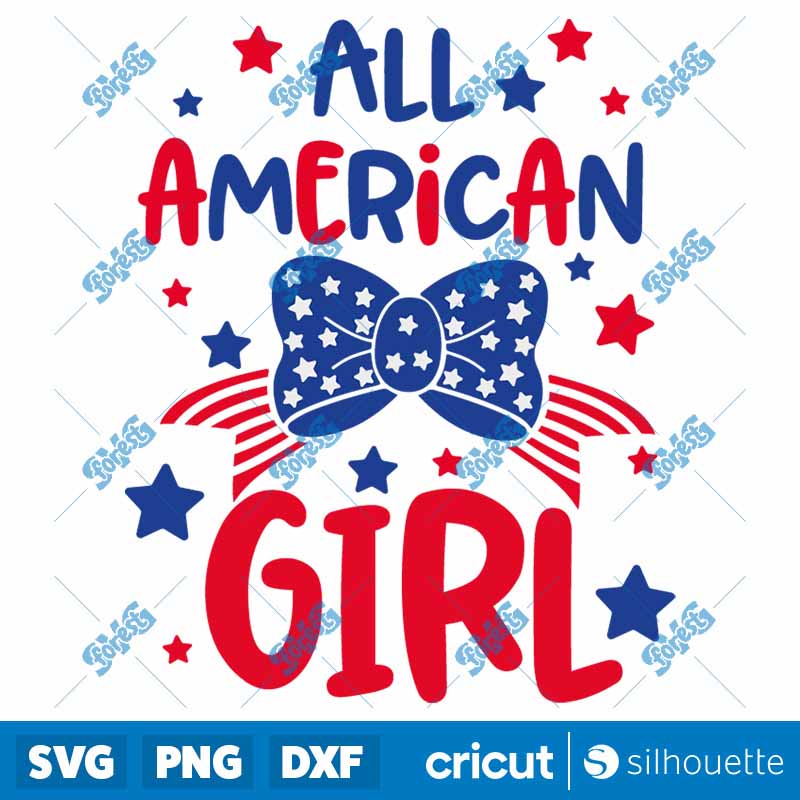 All American Girl SVG