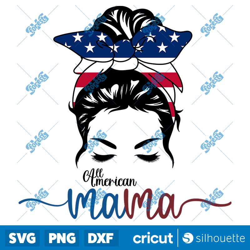 All American mama SVG