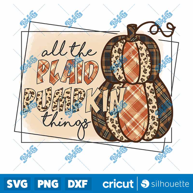 All The Plaid Pumpkin Things
  PNG