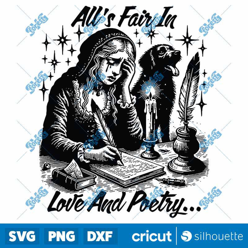 Alls Fair In Love And Poetry
  SVG