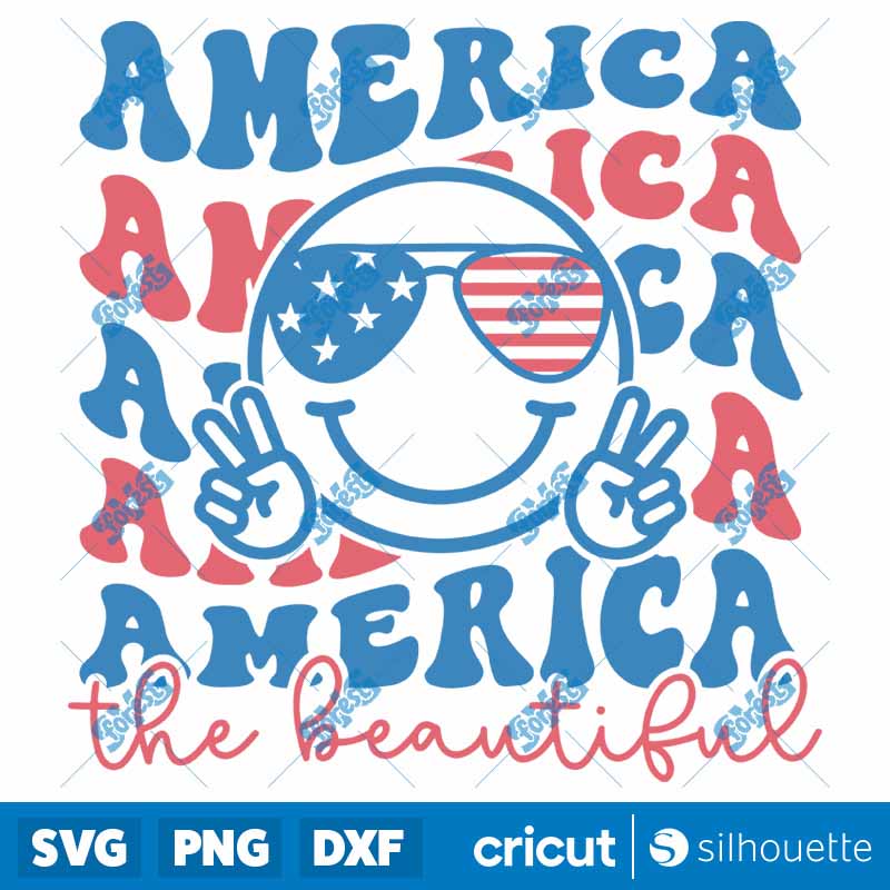 America the Beautiful SVG